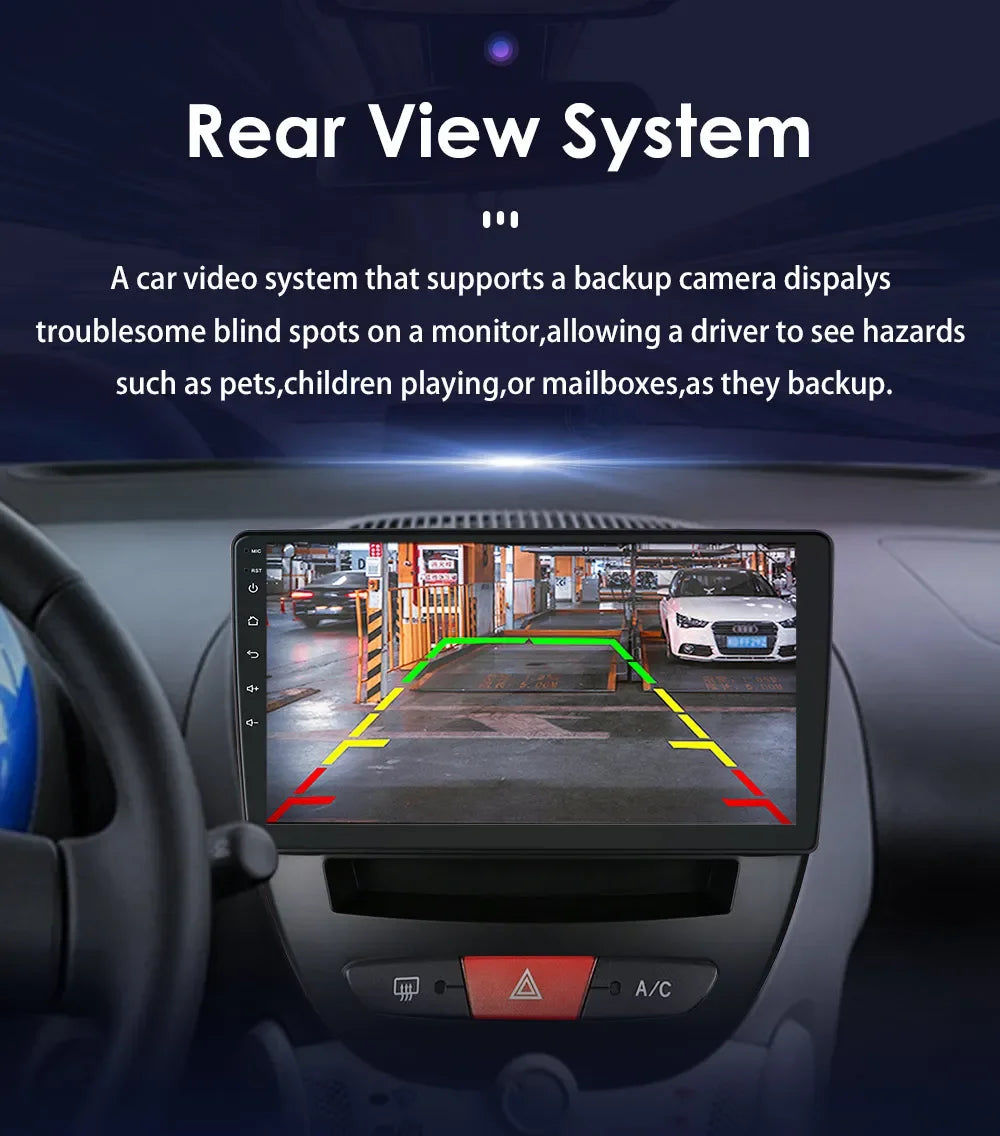 Android Car Radio for Peugeot 107 Toyota Aygo Citroen C1 Car Multimedia GPS autoradio 2din