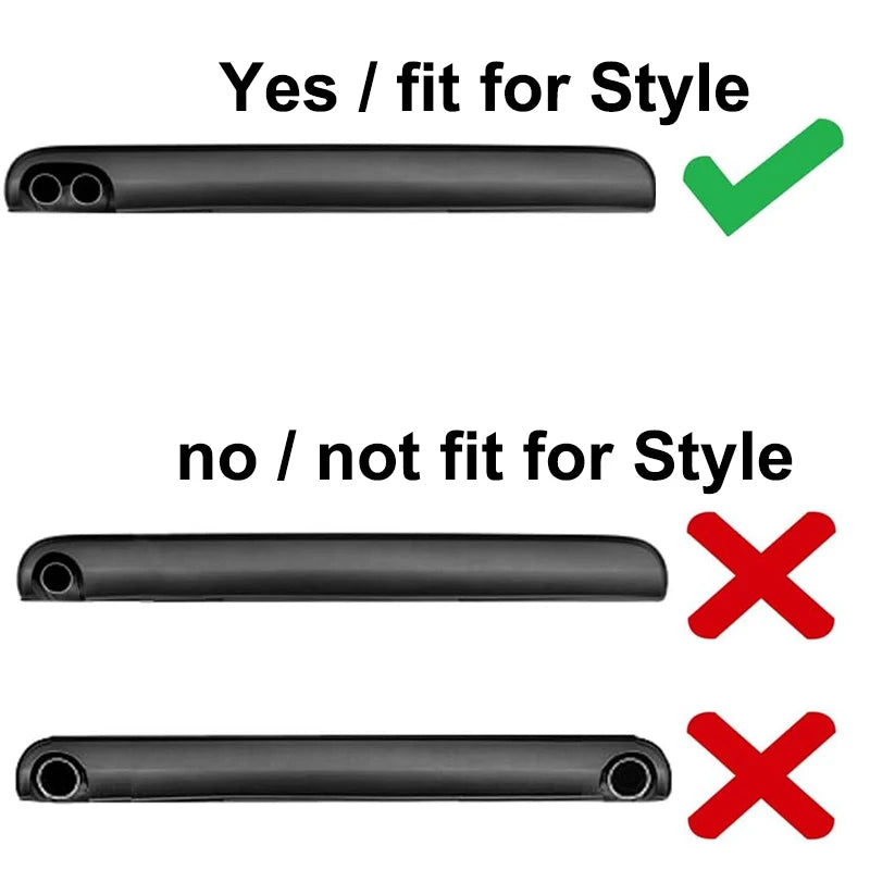 2PCS Car Exhaust Tips For Volkswagen VW Tiguan 2017 2018 2019 MK2 Exhaust Muffle for Volkswagen MK6 MK2 MK7 - Automotive