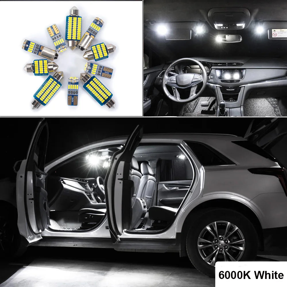 LED Interior Light Kit for Mercedes Benz G-Class W463 I II III 1 2 3 G500 G55 AMG G350 G63 G65 - Canbus Error-Free Bu...