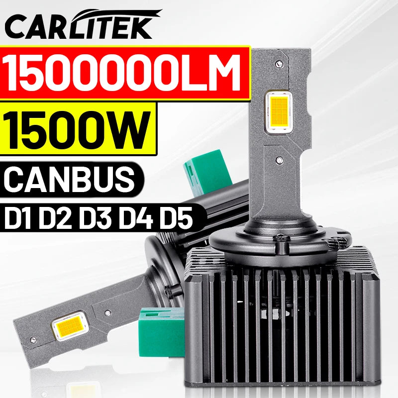 1500W D1S D3S LED Car Headlight Bulbs 1500000LM D2S D4S LED CANbus D1R D2R D3R D4R Car Lam