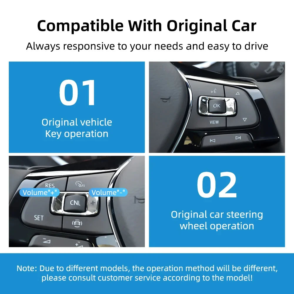CARABC Wireless Carplay Android Auto Airplay Autolink For VW Volkswagen Skoda Octavia A5 G