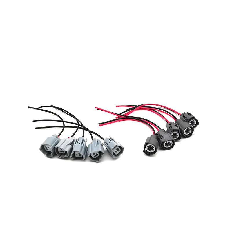 5 Pair Solenoid & Oil Pressure Switch Connector Wire Harness Wiring Pigtail Plug For Honda