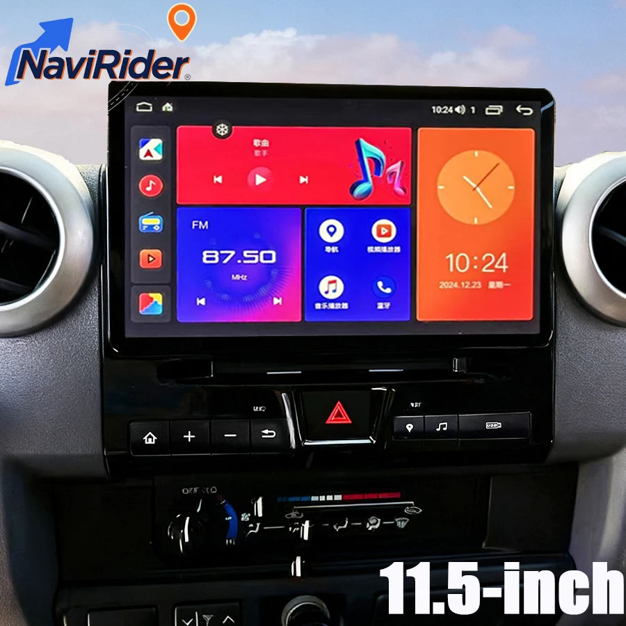 11.5" For Toyota Land Cruiser LC70-LC76-LC79 2007-2024 Screen Multimedia Video Player Navi