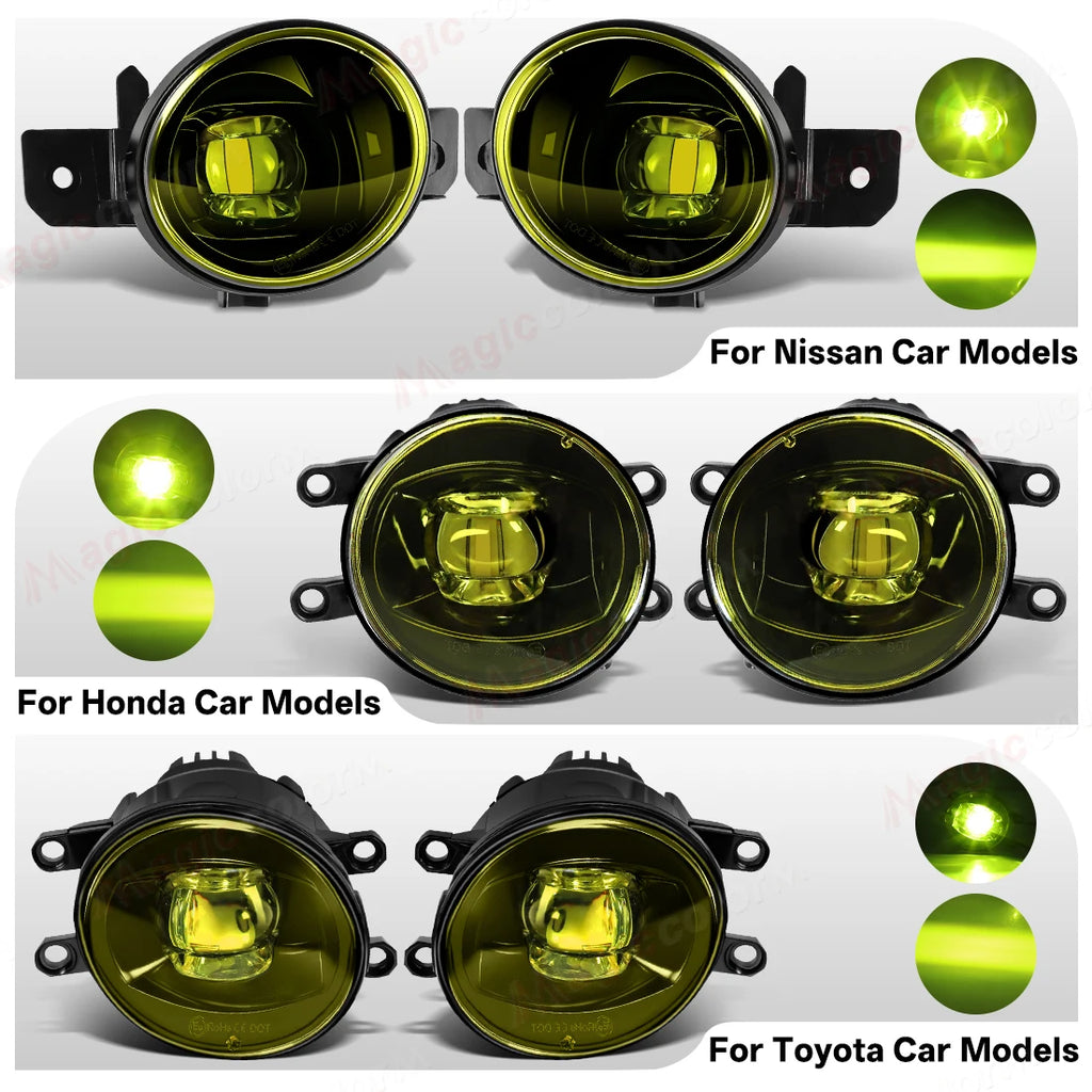 3.5in Car Fog Lamps For Toyota Nissan Honda Ford Suzuki Mitsubishi Models For Corolla Camr | AUTOKITSHOP