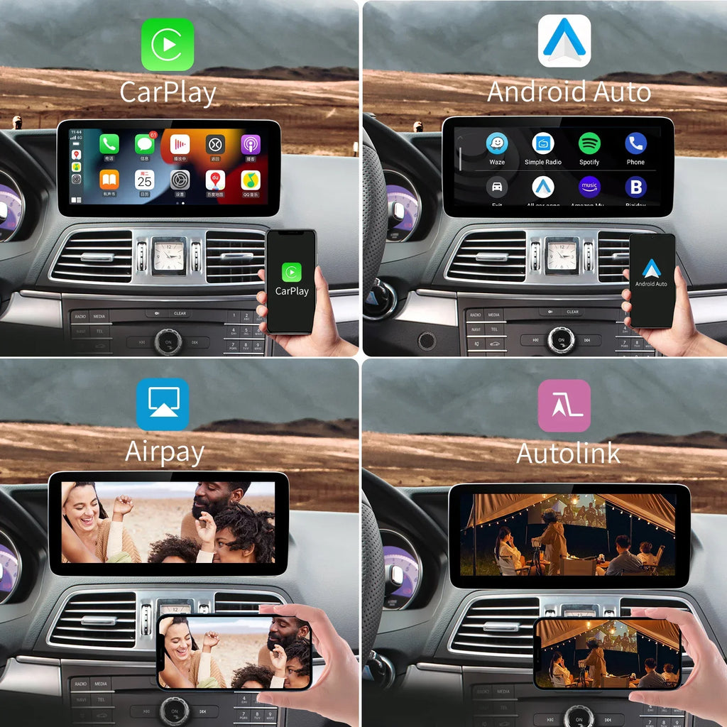 Wireless Carplay/Android Auto 12.3'' Touch screen Multimedia Radio Receiver for Mercedes B | AUTOKITSHOP
