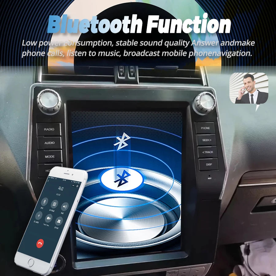 Car Radio 12.1inch For Toyota Prado TXL 2020 Android Smart Screen Stereo GPS Navigation RD | AUTOKITSHOP