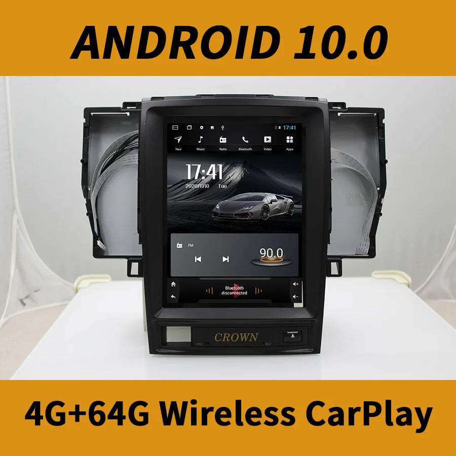 For Toyota Crown Majesta S180 2003-2009 Android 14 Car Radio GPS Multimedia Player Autoste