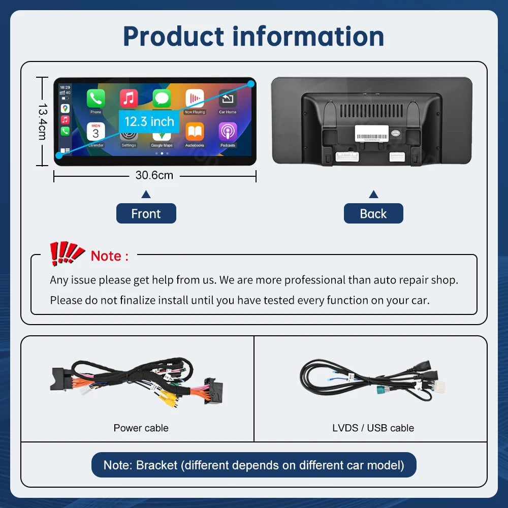 12.3 Multimedia Display For Benz E Coupe W207 2009-2016 NTG4.0 4.5 5.0 LHD Touch Screen Wi | AUTOKITSHOP