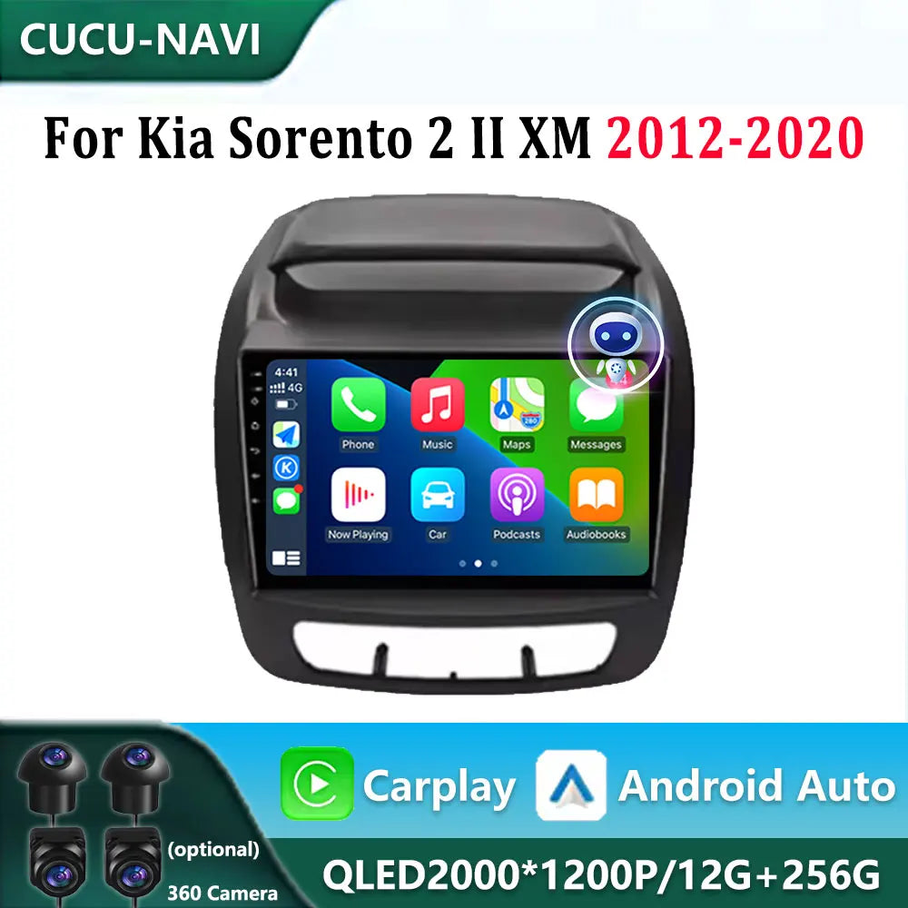 Android Auto For Kia Sorento 2 II XM 2012-2020 Car Video Multimedia Player Bluetooth GPS N | AUTOKITSHOP