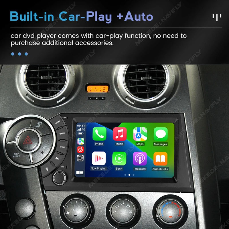 2GB 32G Android 2 Din Car Radio for Ssang Yong Ssangyong Actyon Kyron CarPlay Auto GPS Mul | AUTOKITSHOP