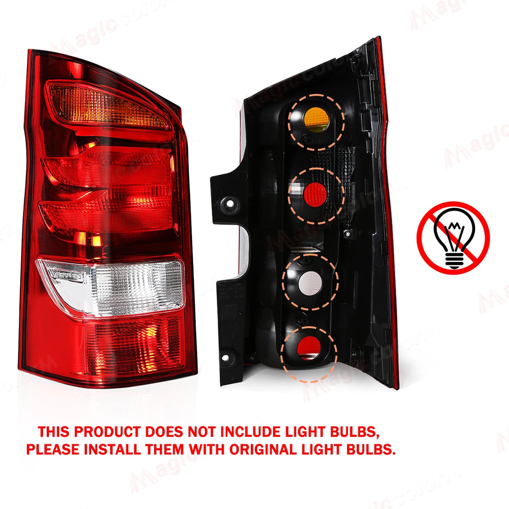 Taillights For Mercedes-Benz Vito V-Class W447 2015 2016 2017 2018 2019 2021 2022 Tail lig | AUTOKITSHOP