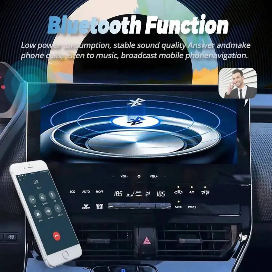 Auto 12.3Inch Radio Screen For TOYOTA BZ4X PLATINUM 2022-2025 Carplay Android 13 Car Navi