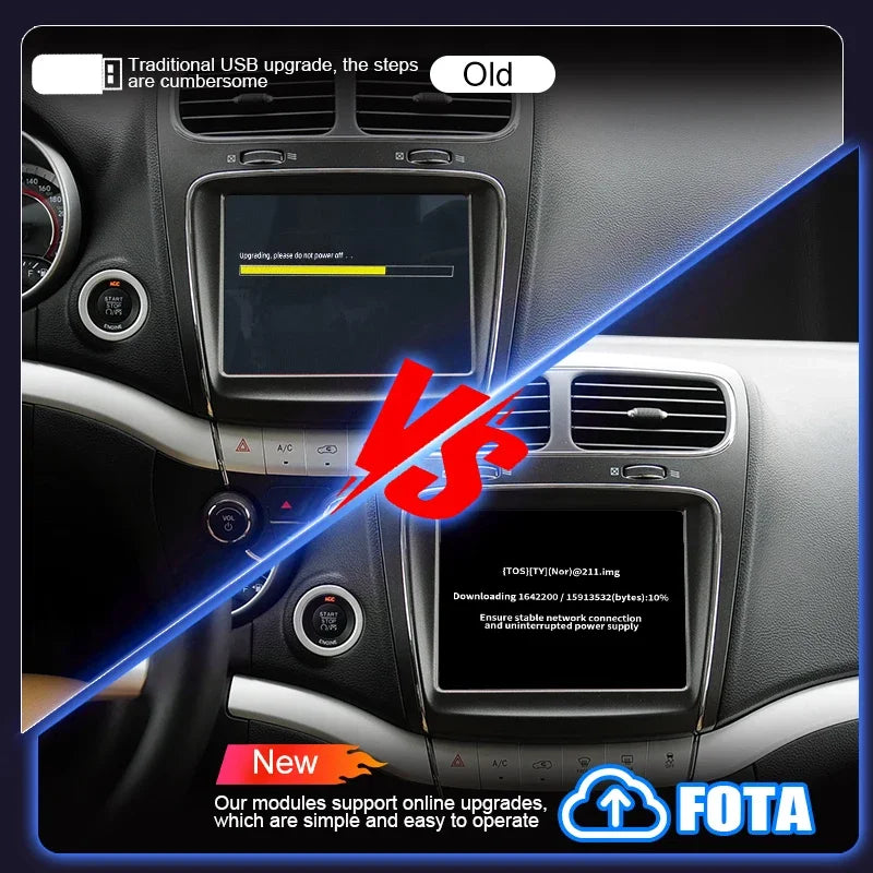 Wireless CarPlay For Dodge Journey 2013-2016 Smart AI Box Android Auto Adapter Support Mir