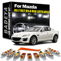 BADEYA Canbus Interior LED Door Plate Light Kit For Mazda RX-7 RX7 RX-8 RX8 1979- 2009 201
