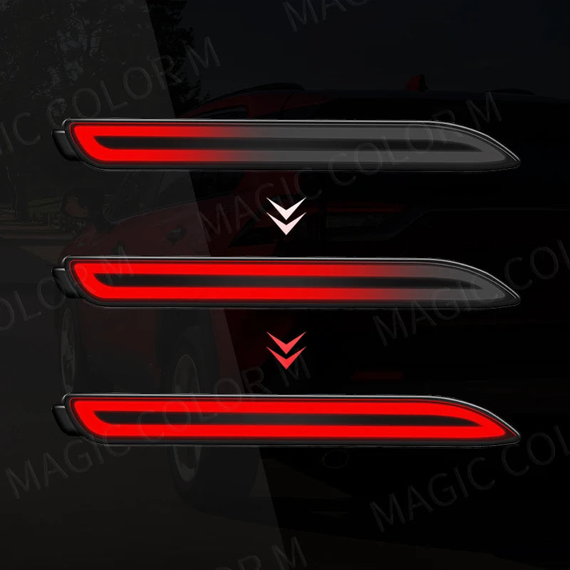 For Toyota RAV4 Camry Rear Light Kit Reflector Fog Lamp Bumper Brake Red for Lexus IS-F GX | AUTOKITSHOP