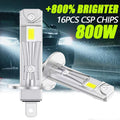 H1 Led CANBUS Bulb Super Bright 800W Wireless 1:1 Mini Size Lights for Car 6000K White CSP