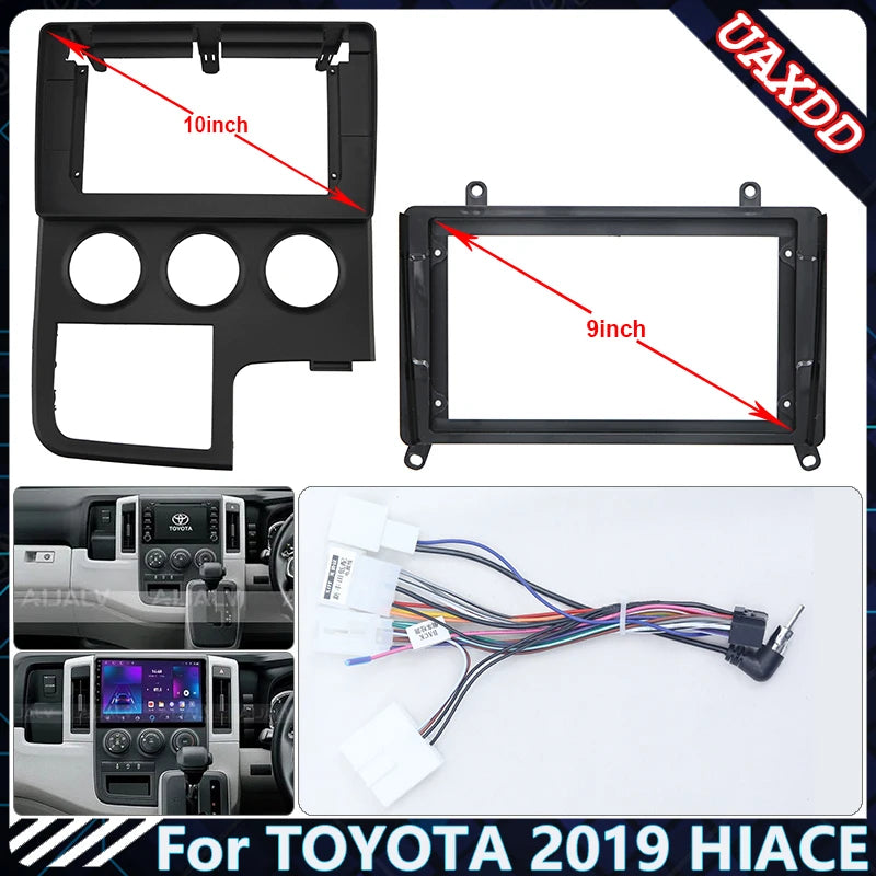 For TOYOTA 2019 HIACE 9 10.1INCH Car cd Radio Android Stereo audio screen multimedia video