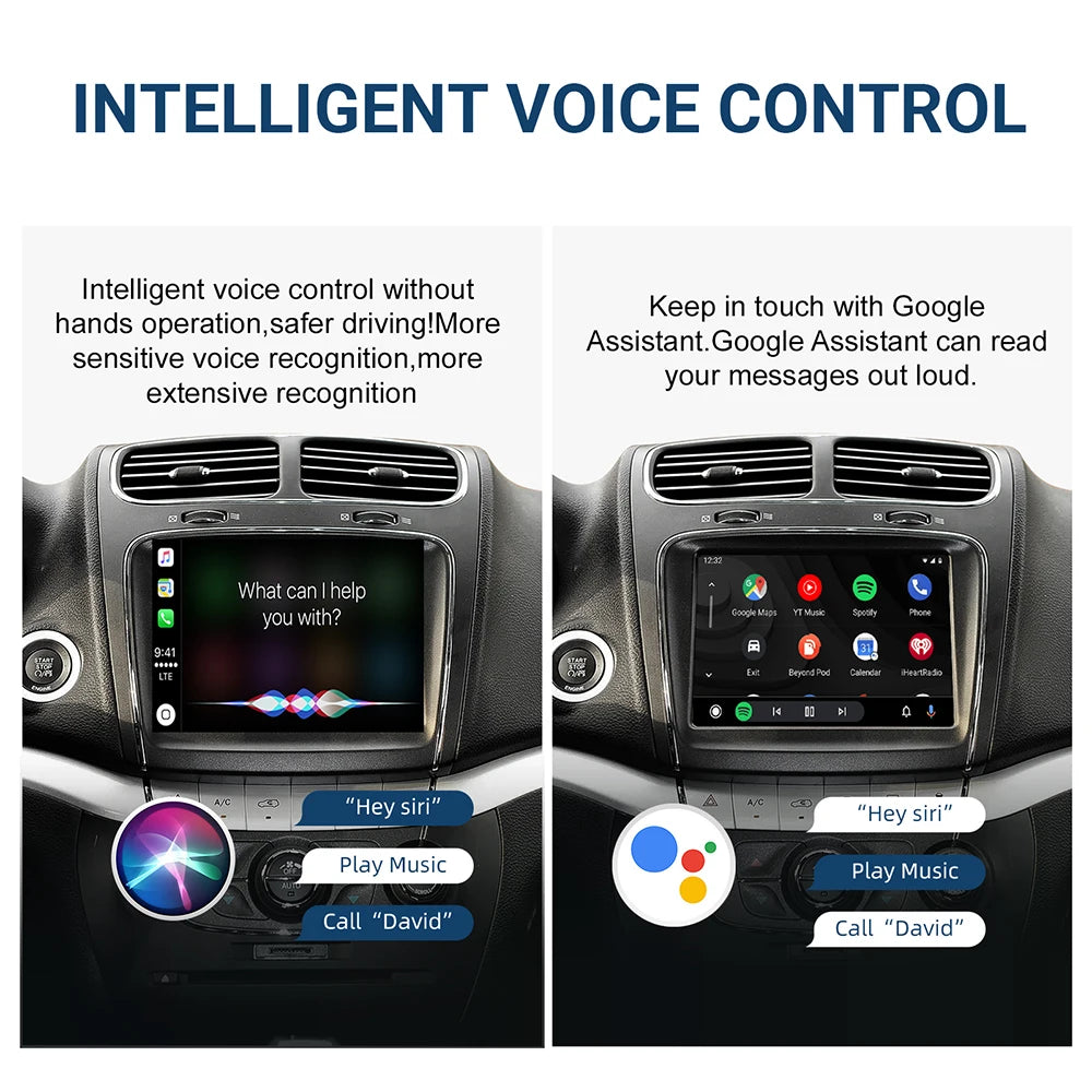 Wireless CarPlay Android Auto Retrofit Kit Decoder Box For Fiat Freemont 2013 2014 2015 20 | AUTOKITSHOP