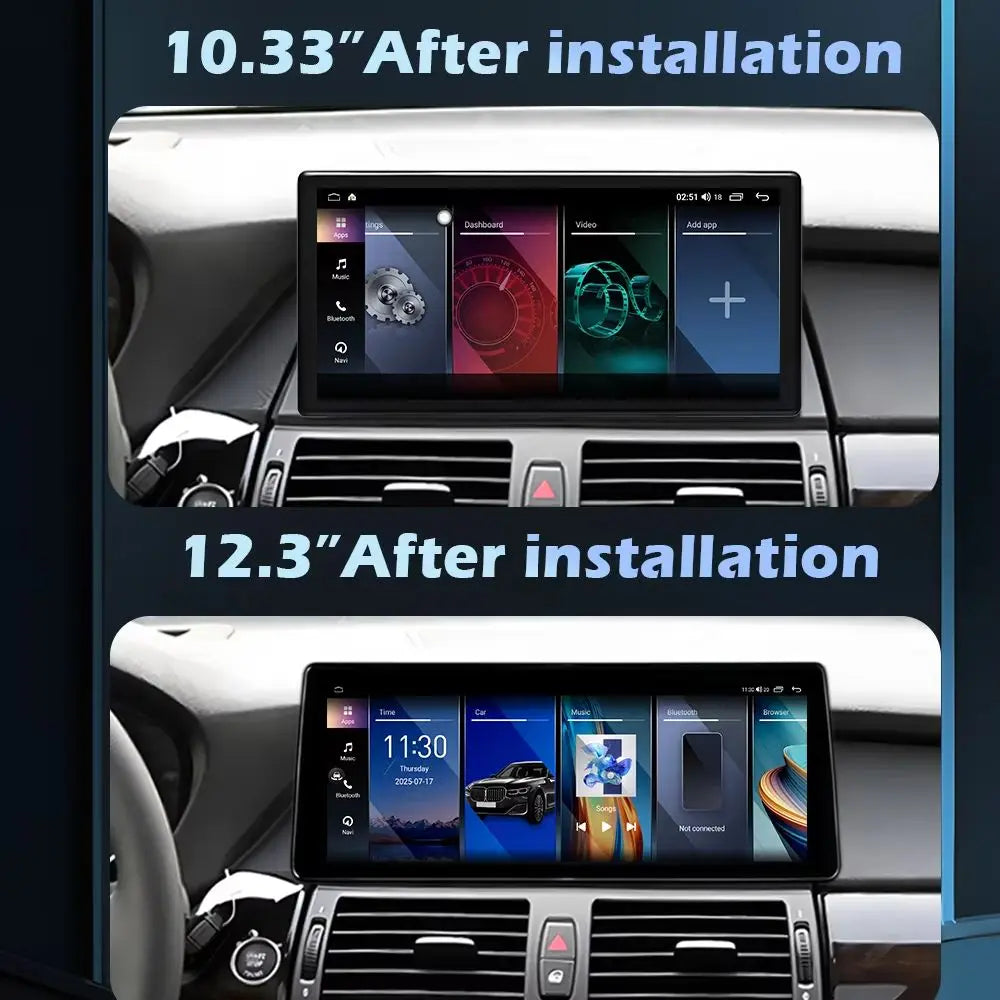 For BMW X5 E70 X6 E71 2008 - 2013 CCC CIC System Android16 Wireless CarPlay Car Raido Mult