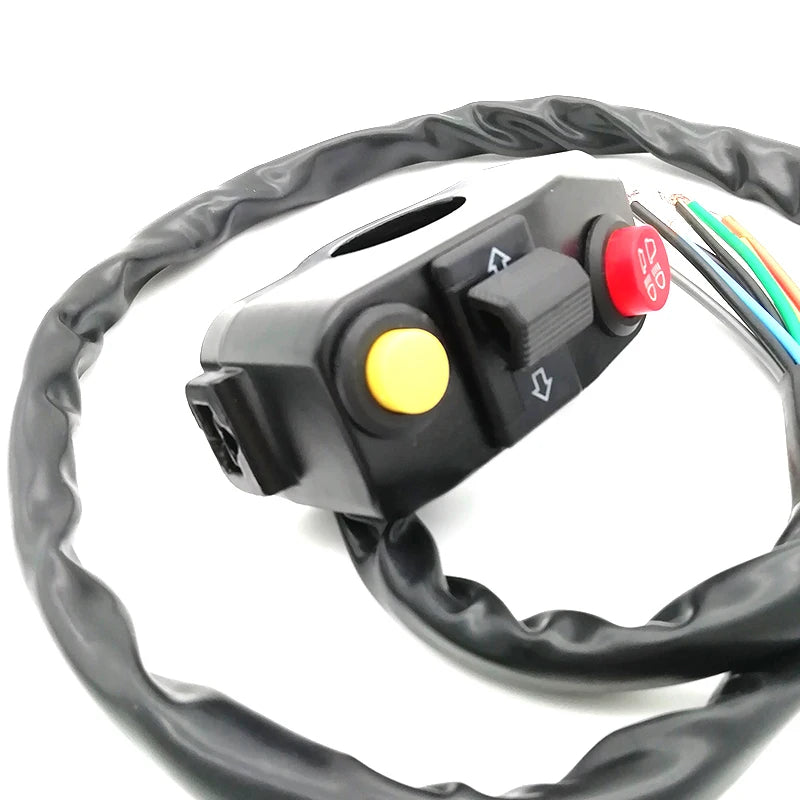 Motorbike 22mm handlebar bracket switch aluminum for turn signal horn remote low beam