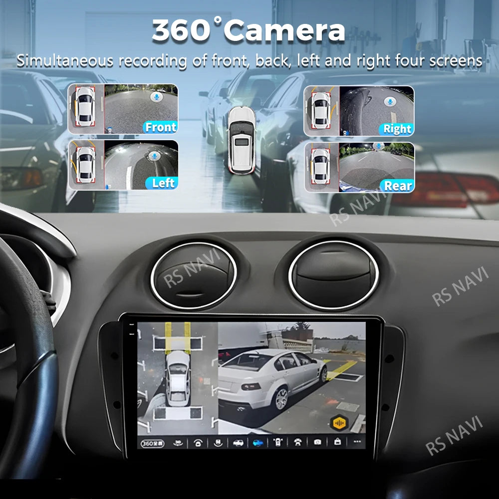 Plug and Play Android 16 For SEAT Ibiza 6J IV 4 2008 - 2015 2K QLED Stereo Car Radio Multi