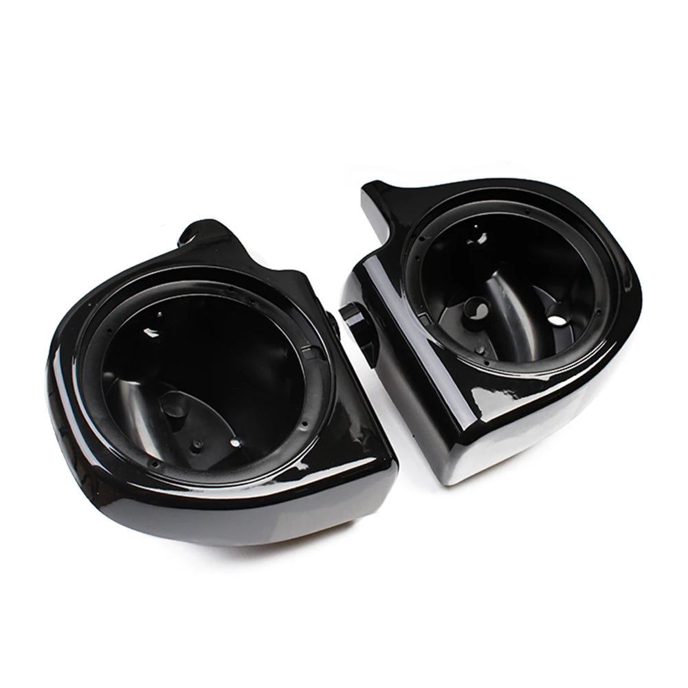 6.5" Motorcycle Speaker Pod Box Lower Vented Fairing For Harley Touring Electra Street Glide Roa - Automotive LED Light