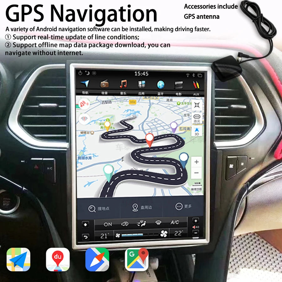 256GB IPS Screen Android 13 For GAC Trumpchi GS4 2010-2017 Car Auto Radio Multimedia Video