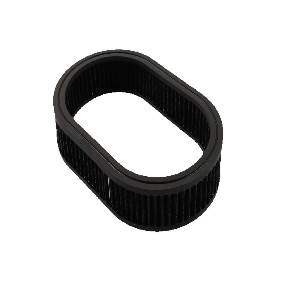 12x2 Black Oval Air Cleaner Filter For SBC BBC Chevy 350 454 Ford Hot Rod Classic Engines
