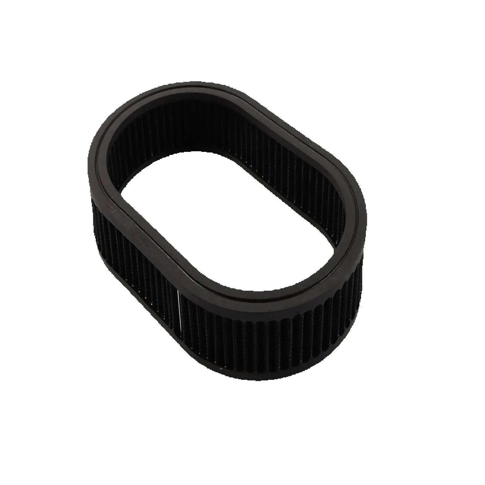 12x2 Black Oval Air Cleaner Filter For SBC BBC Chevy 350 454 Ford Hot Rod Classic Engines