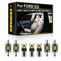 LED Interior Light Kit for FORD MAX1 WA6 DM2 - Canbus Error-Free Interior Bulbs