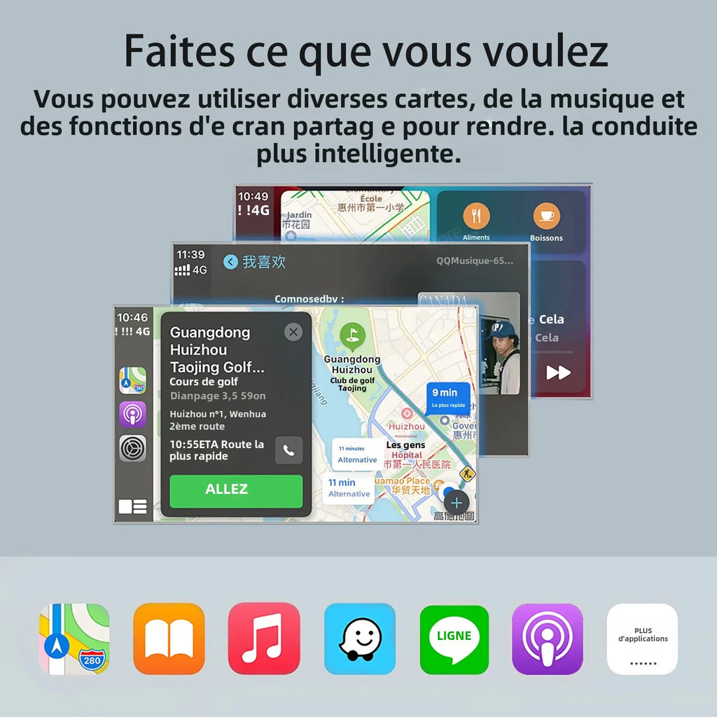 Wireless Carplay Android Auto Fits For Peugeot&Citroren SMEG&MRN 208 308 508 3008&C4 DS3 D | AUTOKITSHOP
