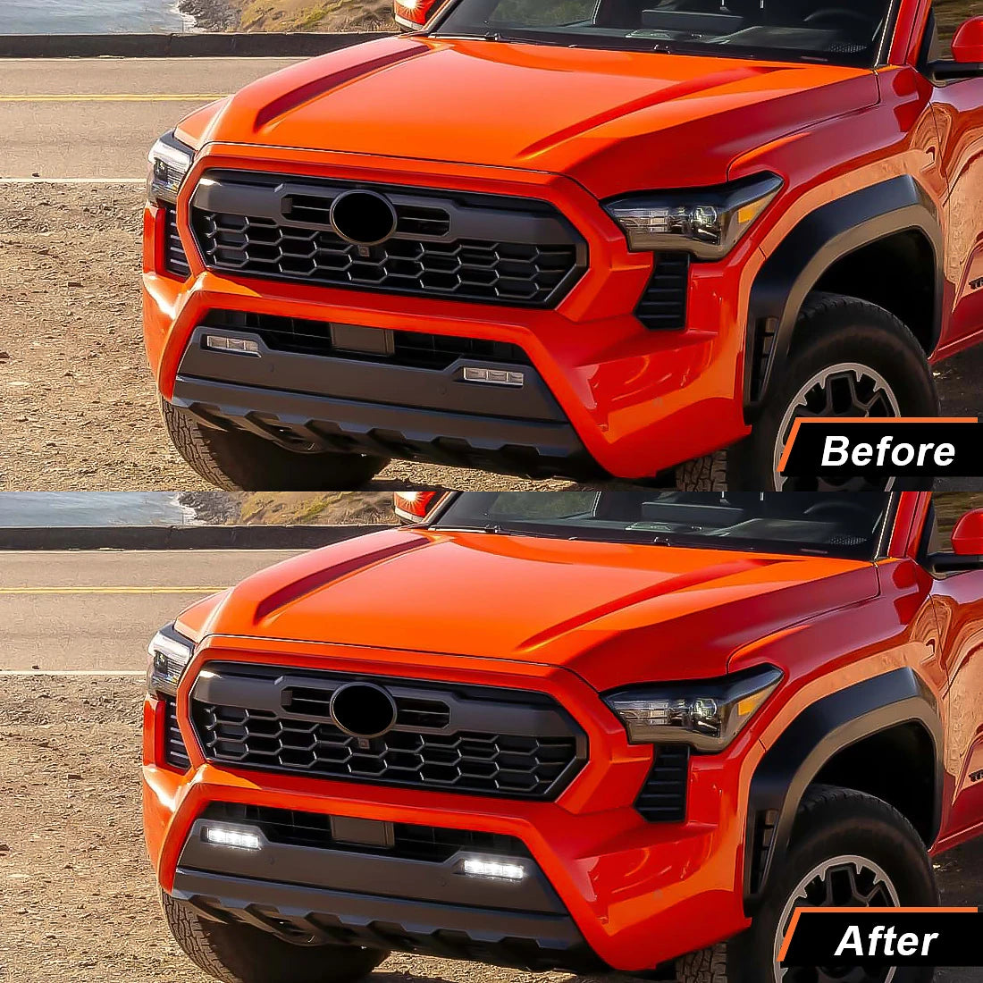 For Toyota Tacoma 2024 SR SR5 for TRD Sport PreRunner Led Fog Lights DRL Daytime Running L | AUTOKITSHOP