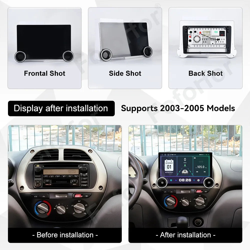 HD Large Touch Screen Android 15 Car Stereo 11.5 Inch Wireless CarPlay Car GPS Multimedia