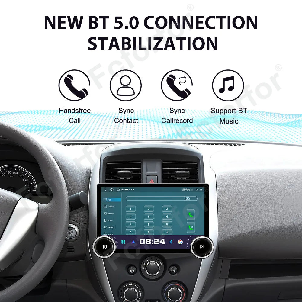 Modern Sleek Ultra Clear HD Touch 11.5 Inch Android 15 GPS Stereo Head Unit With Wireless