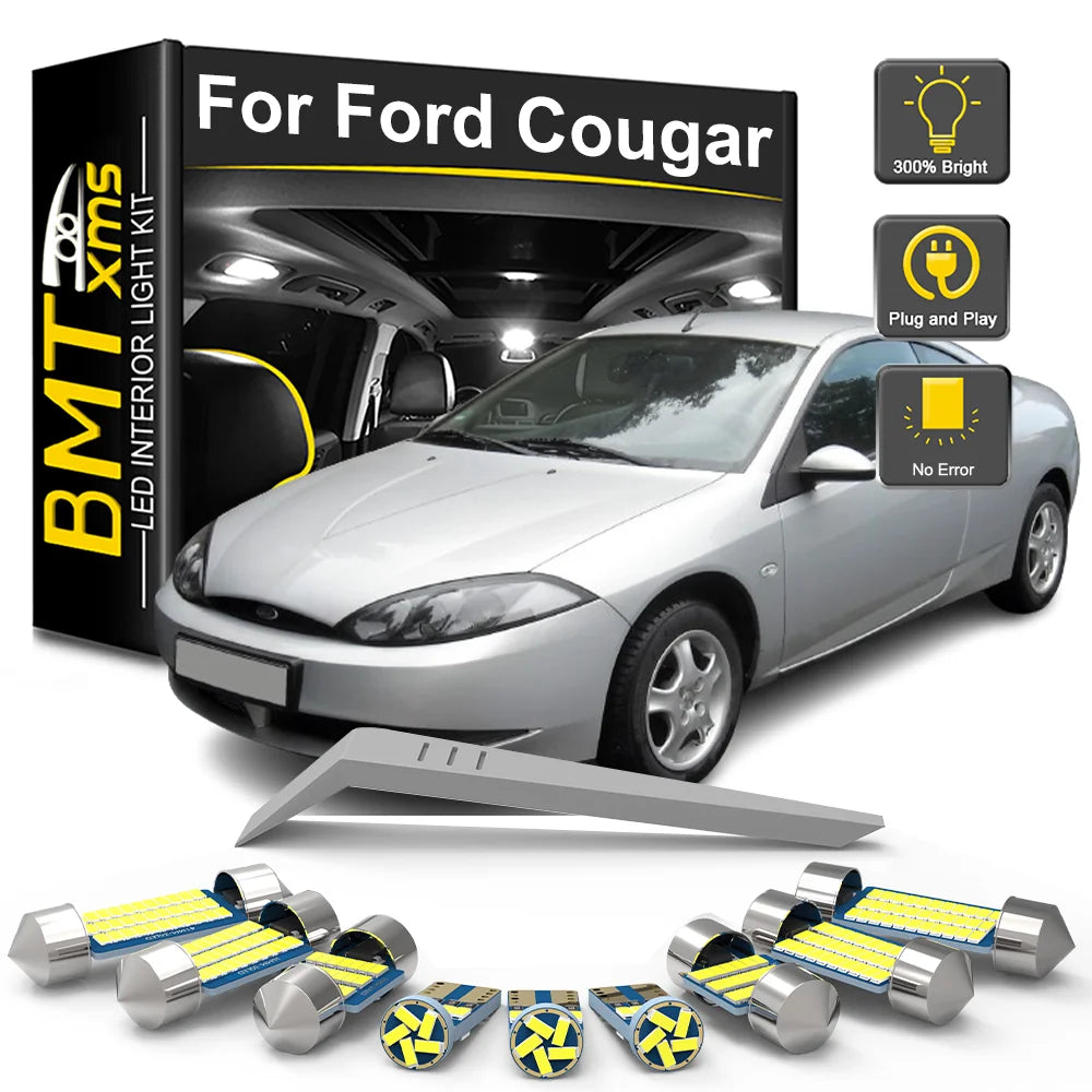 7-Piece LED Interior Light Kit for Ford Cougar Coupe - Canbus Error-Free Bulbs | AUTOKITSHOP