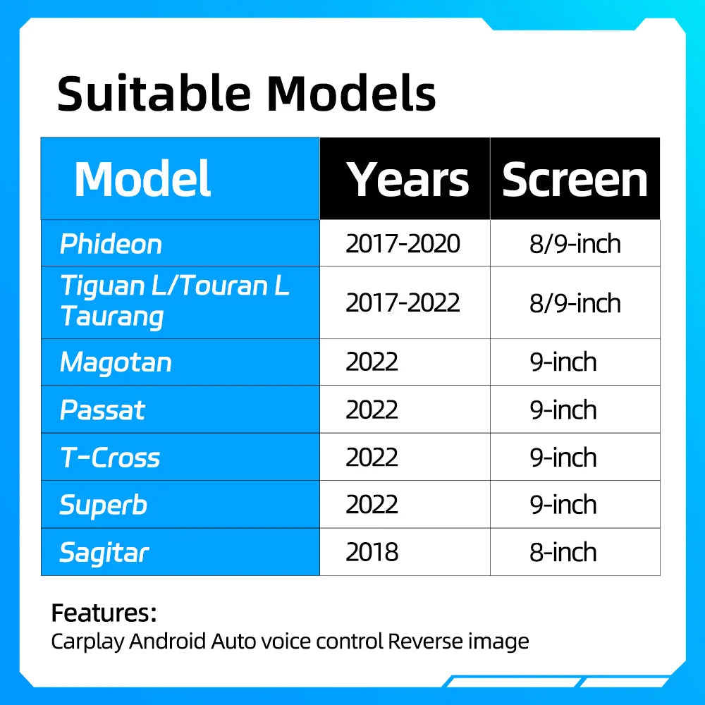 Wireless Carplay Android Auto for VW Volkswagen MIB2 Golf 7 Tiguan Polo Seat OEM Screen Up | AUTOKITSHOP