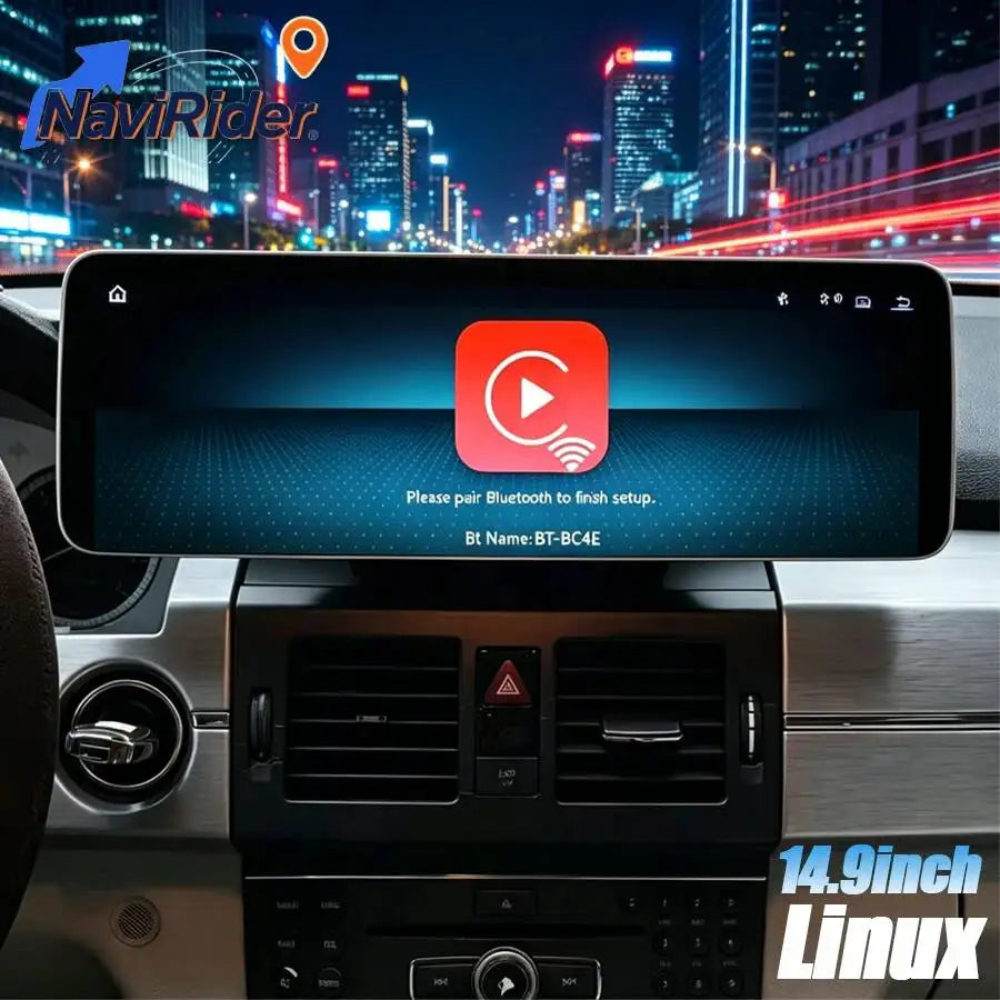 14.9inch Linux For Mercedes Benz GLK 280 GLK300 GLK350 GLK260 GLK200 X204 GLK 2019-2015 Ca