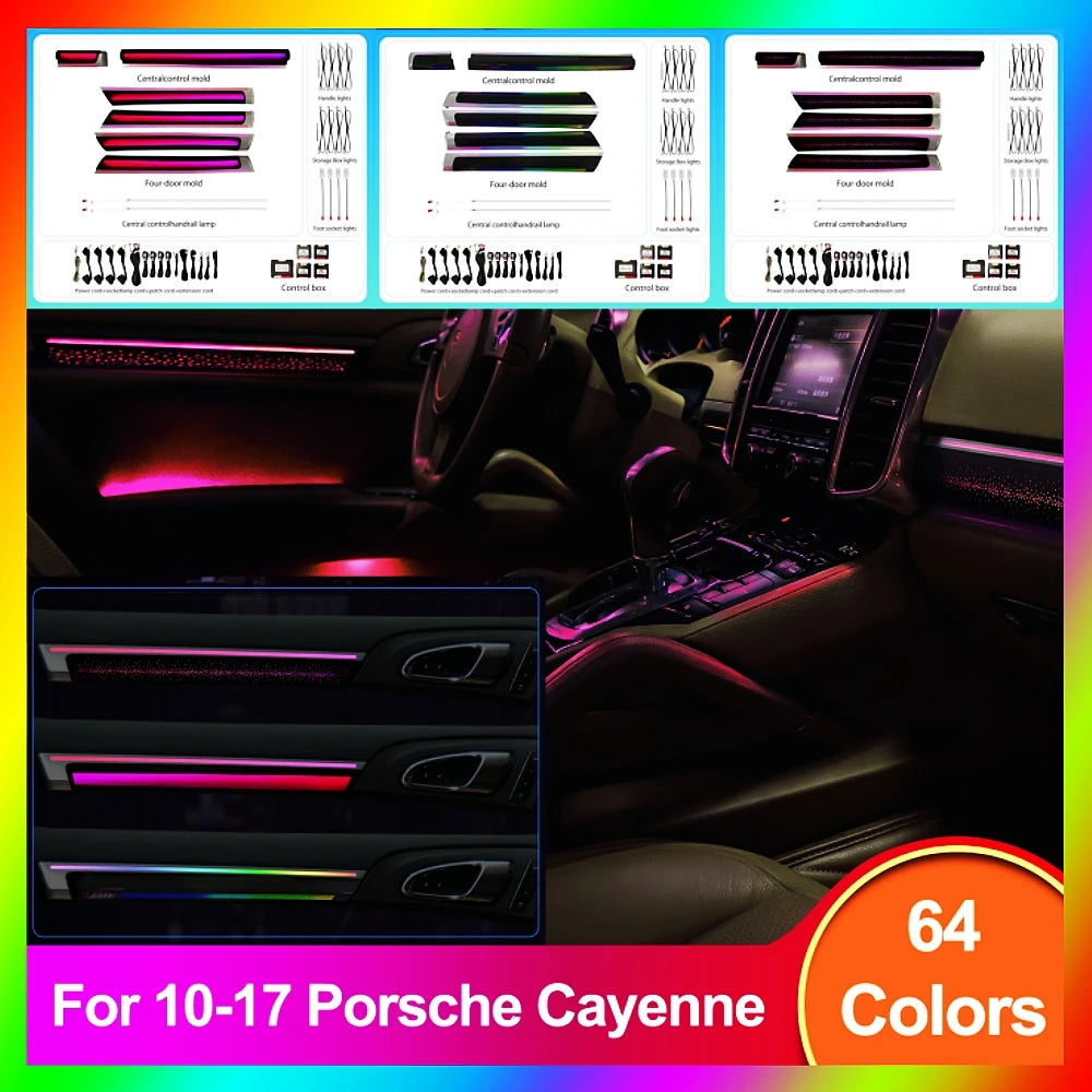 RGB - Ambient Light - for Porsche 2010-2017 - Car Interior Lighting | AUTOKITSHOP