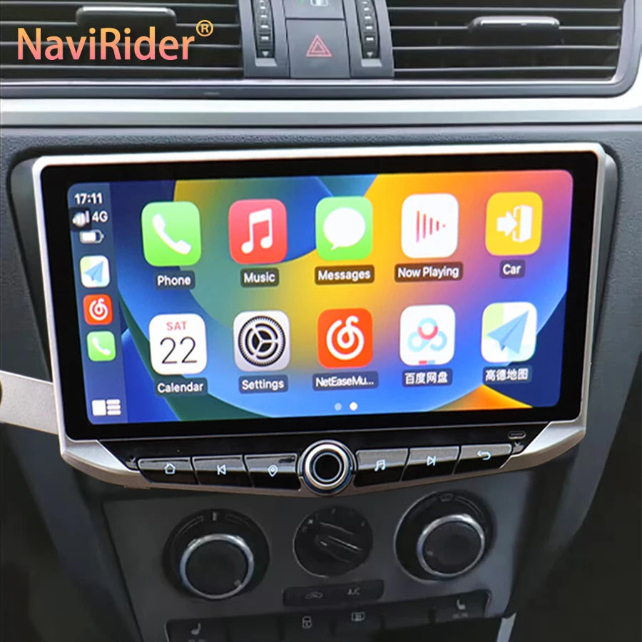 10.88inch Android For Skoda Rapid 2013-2019 GPS Car Radio Auto Tape Recorder Multimedia Vi