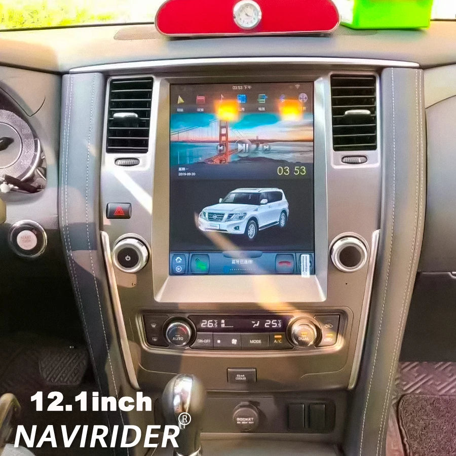 DSP Car Radio For Infiniti Qx80 For Nissan Patrol Y61 Y62 2016 GPS Navi Carplay Android Mu