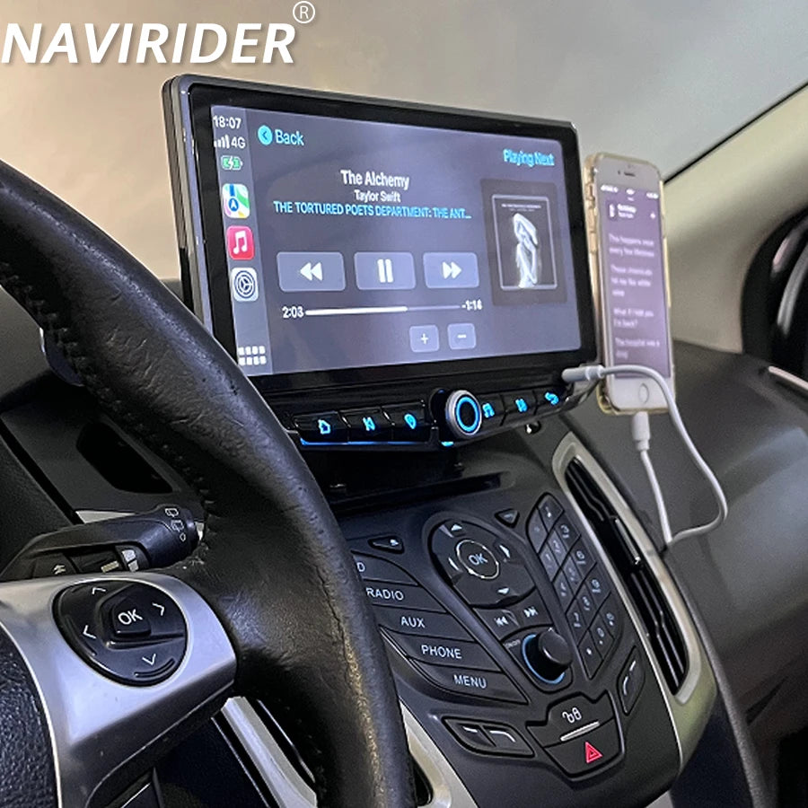 10.88'' Android 14 For Ford Focus Mk3 Kuga Fiesta C-MAX Qled Screen Multimedia Autoradio R | AUTOKITSHOP