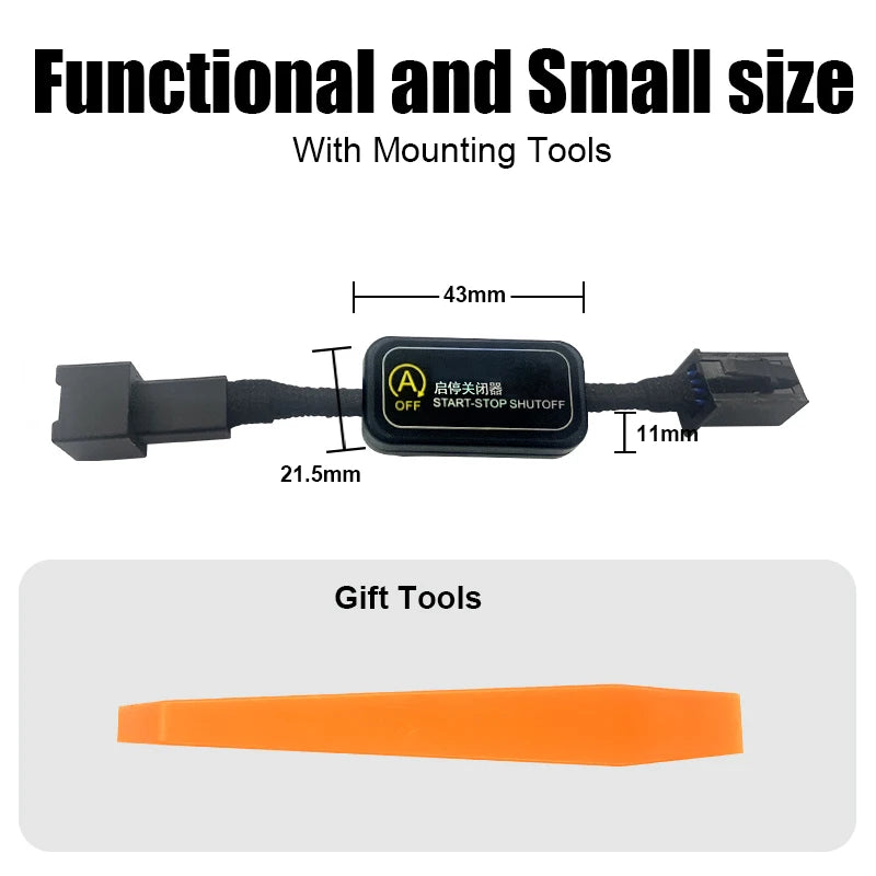 Auto Accessorie Start Stop Engine Smart off Canceller Delete Eliminator Disabler Device Co