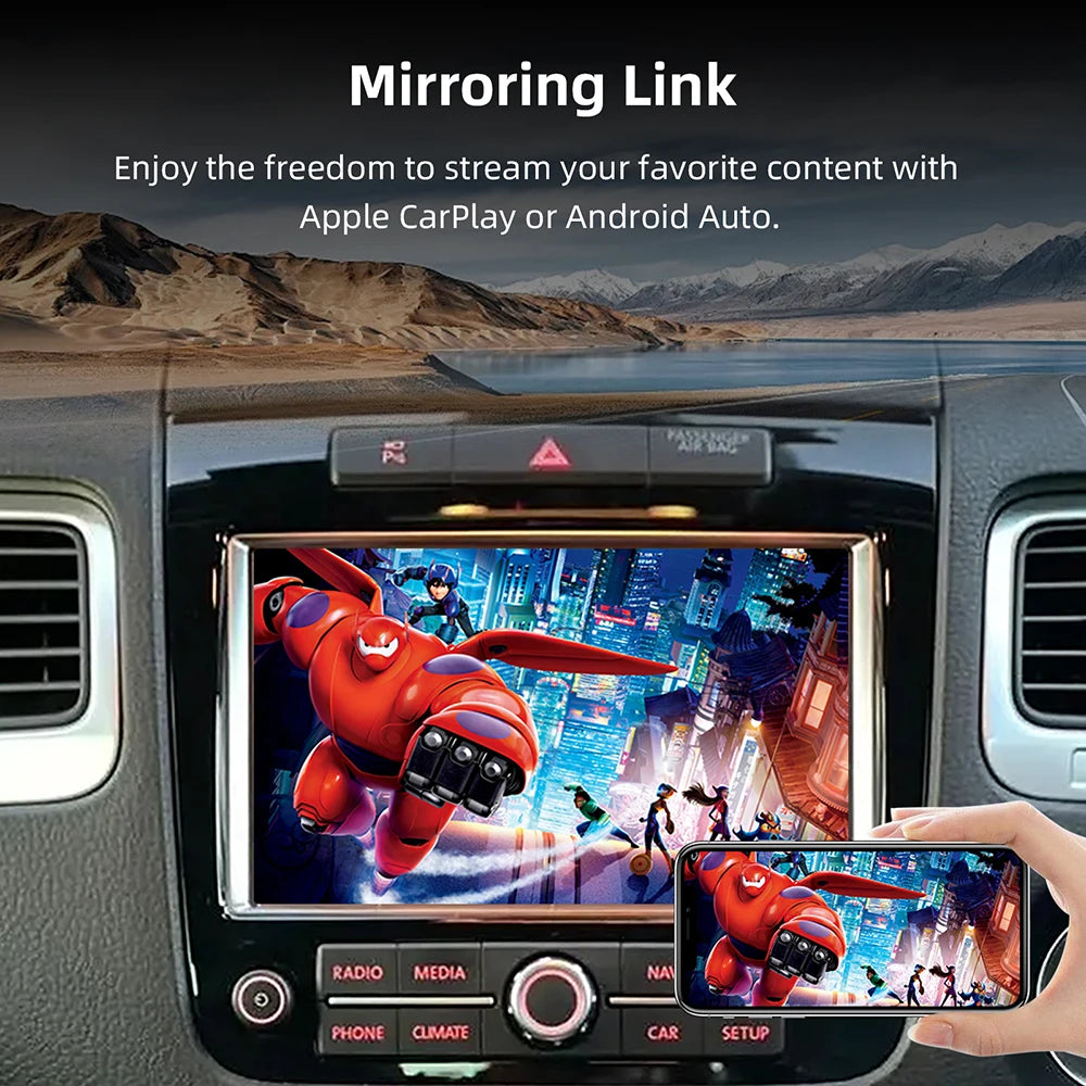 Wireless CarPlay Retrofit Box For Volkswagen Touareg RNS850 2011-2017 8 Inch Android Auto  | AUTOKITSHOP