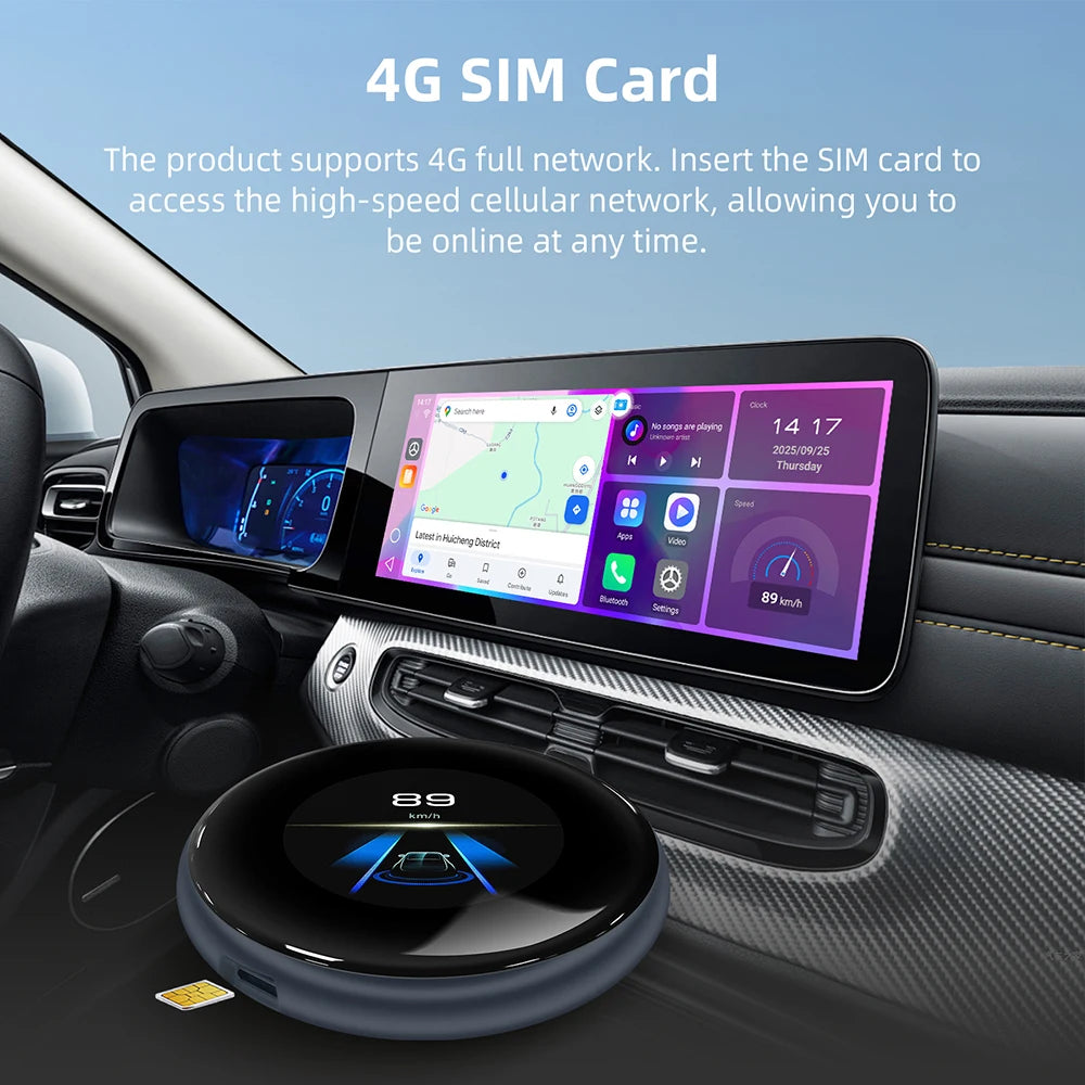 OEM Screen Upgrade QCM6125 Android 13 AI Box For BMW Cars Wireless CarPlay For BMW ID6 ID7