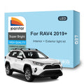 LED Interior and Exterior Light Kit For Toyota RAV4 2019 2020 2021 2022 2023 Fog Turn Signal Lam - Canbus LED Car Light