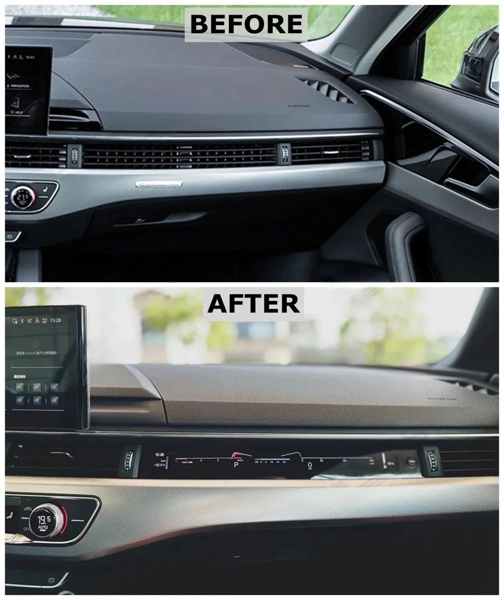 For Audi A4L A4 S4 RS4 A5 S5 RS5 Q7 C8 B9 2016+ Car Instrument Dashboard Co-pilot Entertai