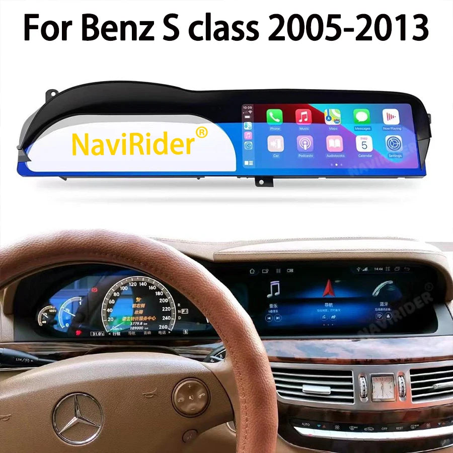 12.3'' For Mercedes Benz S Class W221 CL W216 2005-2013 Android 13 Car Multimedia Radio Pl | AUTOKITSHOP