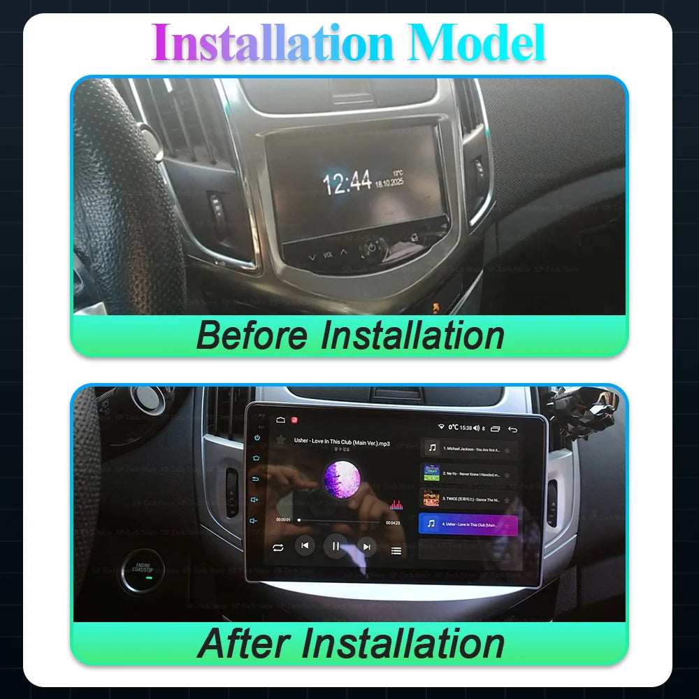 Android 16 For Chevrolet Cruze J300 J308 2012 2013 2014 2015 Car Radio Multimedia Video Pl | AUTOKITSHOP