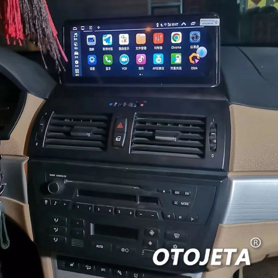 Android Auto 10.25" Linux Wireless CarPlay For BMW X3 E83 2003-2010 CCC CIC Car Radio Mult