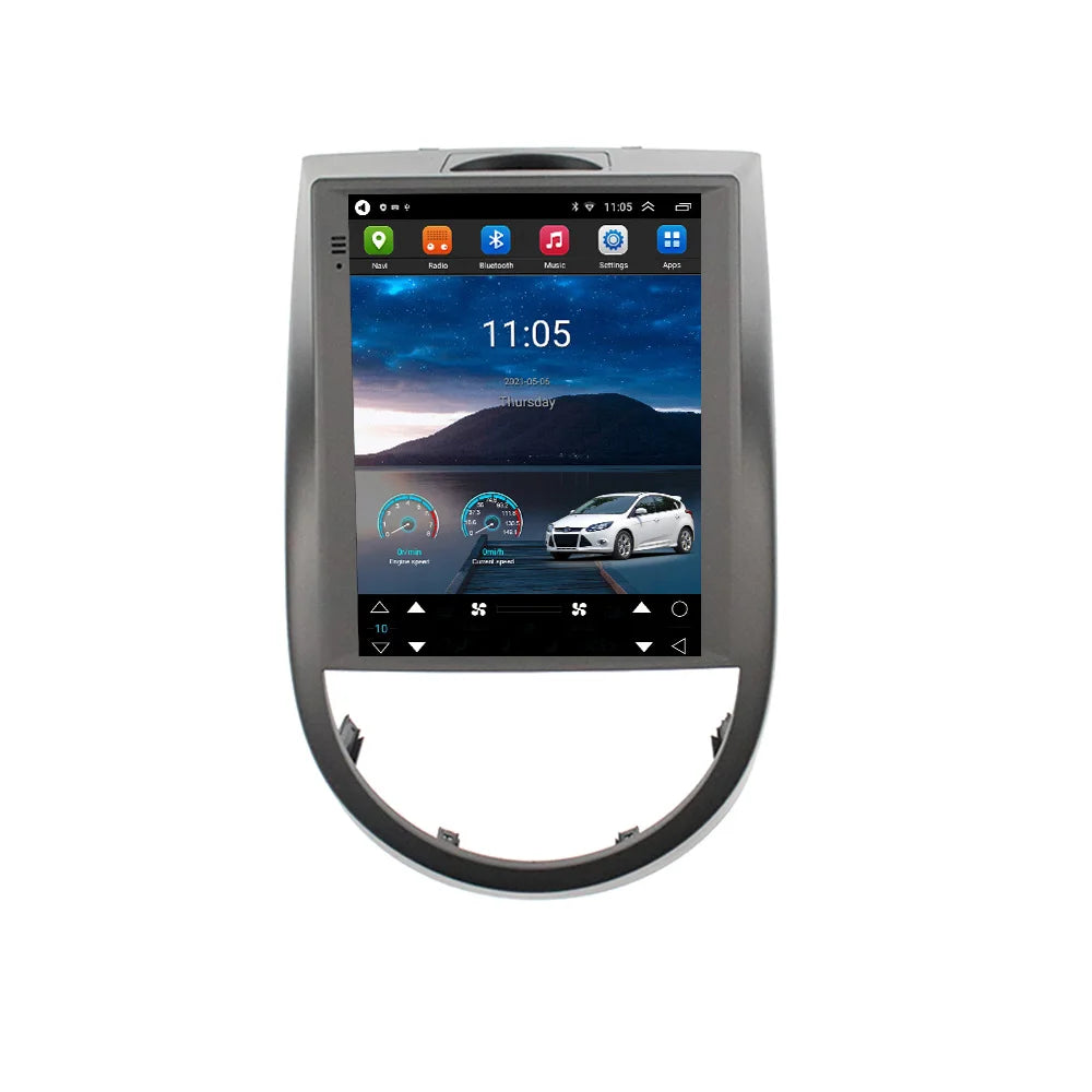 For KIA SOUL 2010 2011 12 2013 Android 15 Car Tesla Radio Vertical Screen Auto Stereo Mult